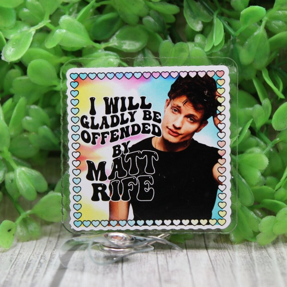 Matt Rife Badge/ID Holder Reel